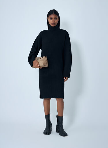 LN-CC® - TOTEME: Turtleneck Mini Dress - Black TOTEME Turtleneck Mini Dress Black tot0262032