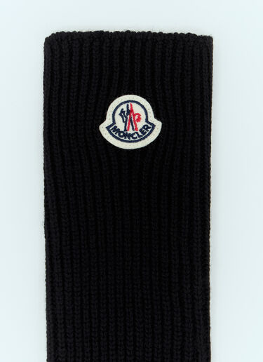 LN-CC® - Moncler: ウールニットグローブ - ブラック Moncler ウールニットグローブ ブラック mon0257036