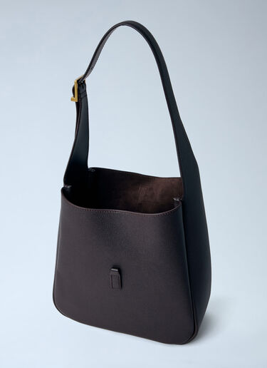 Saint Laurent Le 5 À 7 Supple Small Shoulder Bag 深棕色 sla0263070