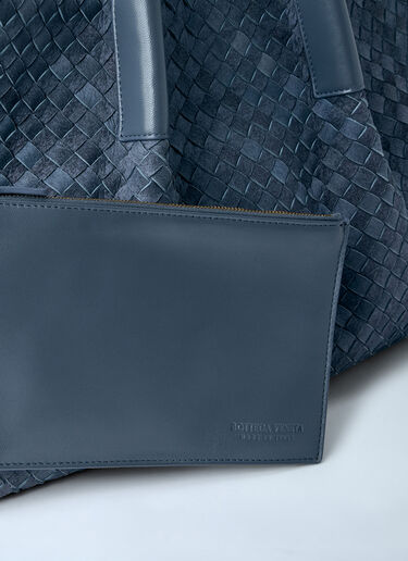 Bottega Veneta Large Pinacoteca Shoulder Bag Blue bov0264016