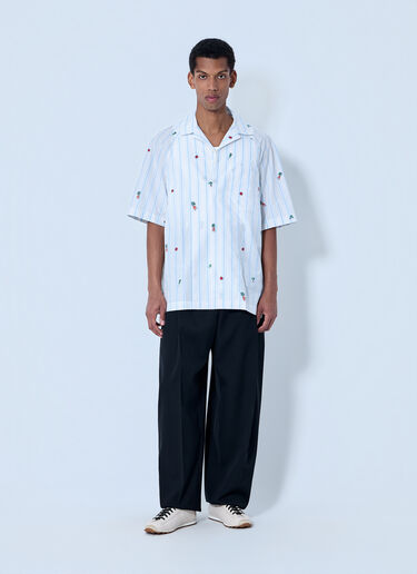 LN-CC® - Jacquemus: La Chemise Romarin Shirt - Blue Jacquemus La Chemise Romarin Shirt Blue jac0164018