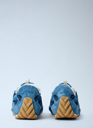 LN-CC® - Bottega Veneta: Orbit Flash Sneakers - Blue Bottega Veneta Orbit Flash Sneakers Blue bov0164007
