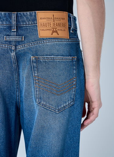 Jean Paul Gaultier Buttoned Denim Jeans Blue jpg0160002