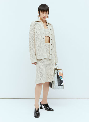 LN-CC® - Bottega Veneta: Textured Knit Shirt - Beige Bottega Veneta Textured Knit Shirt Beige bov0256030