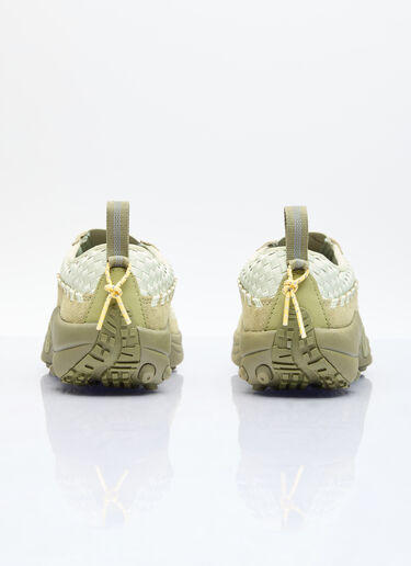 LN-CC® - Merrell 1 TRL: ジャングルモックウーブンスリッポンシューズ - グリーン Merrell 1 TRL ジャングルモックウーブンスリッポンシューズ グリーン mrl0156005