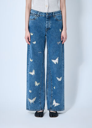 LN-CC® - Our Legacy: Treble Cut Jeans - Blue Our Legacy Treble Cut Jeans Blue our0261010