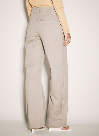 LN-CC® - Entire Studios: Heavy Canvas Pants - Grey Entire Studios Heavy Canvas Pants Grey ent0257020