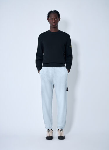 Stone Island 徽标补丁运动裤 蓝色 sto0164019