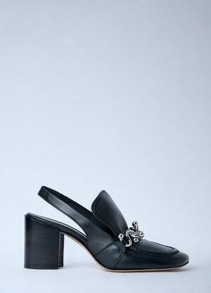 Sportmax Square-Toe Heeled Mules Black spx0263021