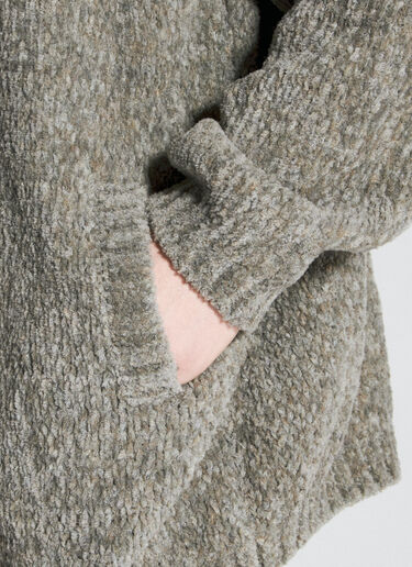 LN-CC® - UNDERCOVER: High Neck Sweater - Grey UNDERCOVER High Neck Sweater Grey und0154005