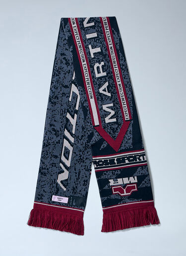 Martine Rose Reversible Fringe Scarf Grey mtr0162018