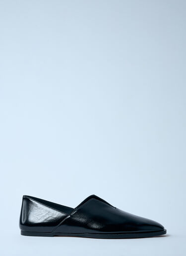 LN-CC® - Bottega Veneta: Cha-Cha Slippers - Black Bottega Veneta Cha-Cha Slippers Black bov0259017