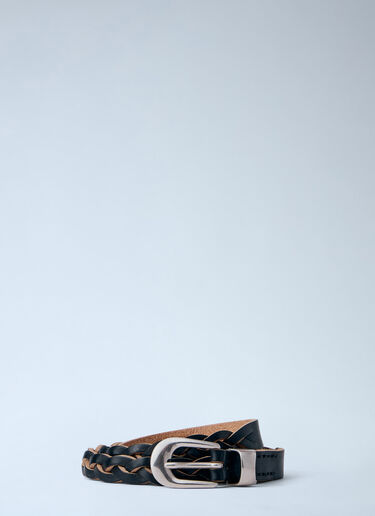 LN-CC® - Our Legacy: 2 厘米编织腰带 - 黑色 Our Legacy 2 厘米编织腰带 黑色 our0164049