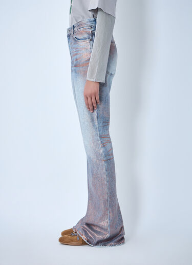 LN-CC® - Acne Studios: Fitted Glitter Jeans - Blue Acne Studios Fitted Glitter Jeans Blue acn0264019