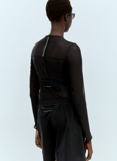 LN-CC® - RUNNING ORDER: Eden Mesh Bodysuit - Black RUNNING ORDER Eden Mesh Bodysuit Black run0356006