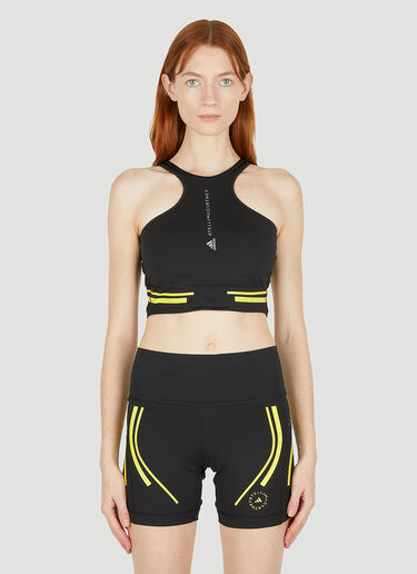LN-CC® - adidas by Stella McCartney: TruePace 短款上衣 - 黑 adidas by Stella McCartney TruePace 短款上衣 黑 asm0249008