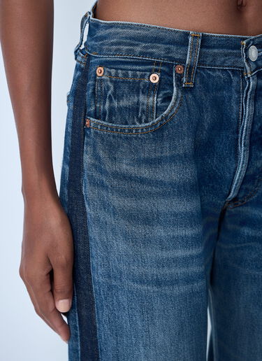 LN-CC® - Bonum: Contrast-Panel Jeans - Blue Bonum Contrast-Panel Jeans Blue bon0338033