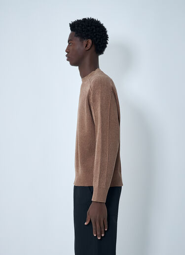 LN-CC® - Stüssy: Exposed Seam Sweater - Brown Stüssy Exposed Seam Sweater Brown sts0162008