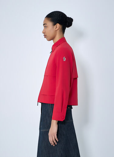 LN-CC® - Moncler Grenoble: Zip-Up Cotton Jacket - Red Moncler Grenoble Zip-Up Cotton Jacket Red mog0264007