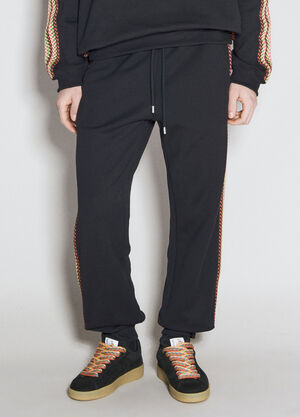 LN-CC® - Lanvin: Side Curb Track Pants - Black Lanvin Side Curb Track Pants Black lnv0154006