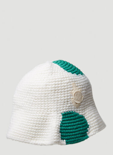 LN-CC® - Moncler x JW Anderson: 针织渔夫帽 - 白色 Moncler x JW Anderson 针织渔夫帽 白色 mjw0349001