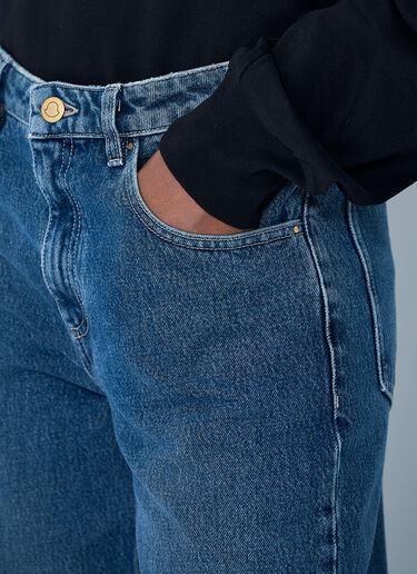 LN-CC® - Moncler: Five-Pocket Jeans - Navy Moncler Five-Pocket Jeans Navy mon0261035
