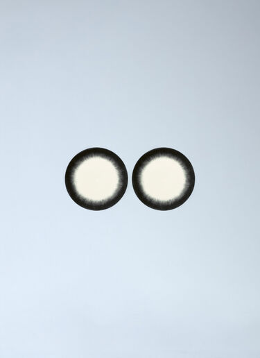 LN-CC® - Serax x Ann Demeulemeester: Set Of Two Dé Dinner Plates - Black Serax x Ann Demeulemeester Set Of Two Dé Dinner Plates Black wps0691779