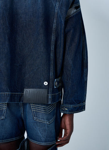 LN-CC® - Jean Paul Gaultier: Cut.Out Denim Jacket - Denim Jean Paul Gaultier Cut.Out Denim Jacket Denim jpg0162001