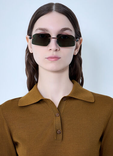 Kuboraum P64 Sunglasses Green kub0364007