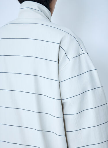 LN-CC® - Balenciaga: Tracksuit Jacket - White Balenciaga Tracksuit Jacket White bal0163002
