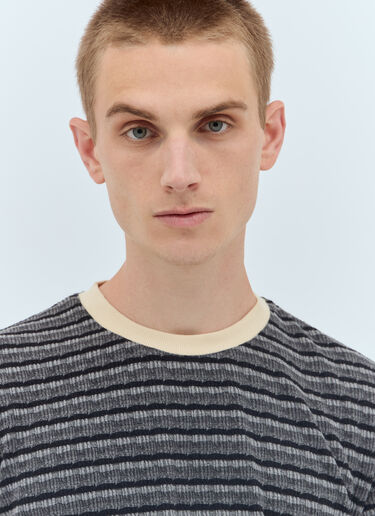 Brain Dead Pruned Knit T-Shirt Black bra0156021