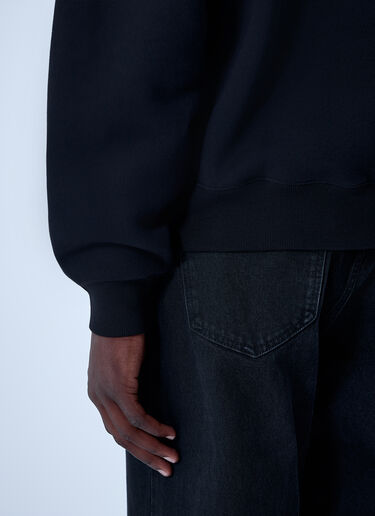 LN-CC® - Jacquemus: Le Camionneur Gros Grain Sweatshirt - Black Jacquemus Le Camionneur Gros Grain Sweatshirt Black jac0162013