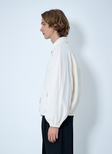 Jacquemus Zip-Front Jacket White jac0164015