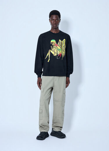 b.Eautiful x Sara Yukiko Mon b.e Angel Sweatshirt Black bea0164022