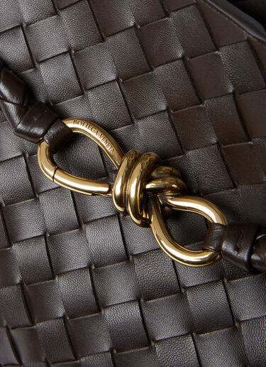 Bottega Veneta ラージ アンディアモ ハンドバッグ ブラウン bov0254058