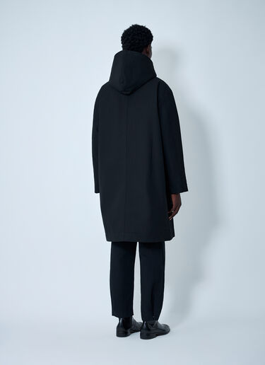 LN-CC® - MHL by Margaret Howell: Hooded Deck Parka - Black MHL by Margaret Howell Hooded Deck Parka Black mhl0162003