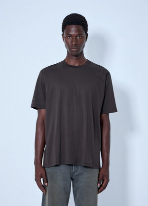 ssstein Suvin Cotton Basic T-Shirt Brown sss0164013