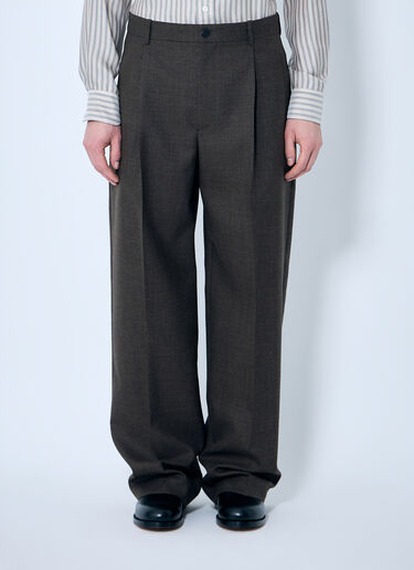 The Row Shelley Wool Pants Brown row0159004