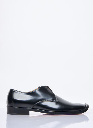 LN-CC® - Bottega Veneta: Comma Lace-Up Shoes - Black Bottega Veneta Comma Lace-Up Shoes Black bov0158010