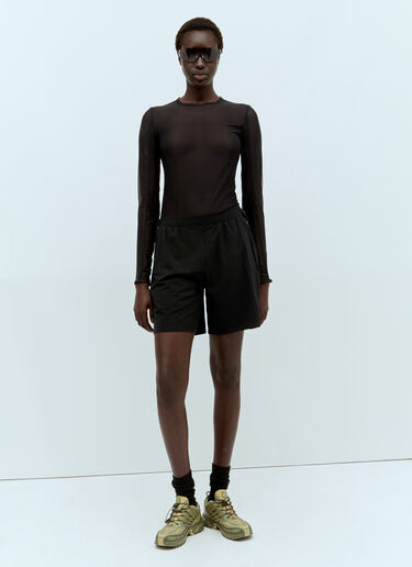 LN-CC® - RUNNING ORDER: Eden Mesh Bodysuit - Black RUNNING ORDER Eden Mesh Bodysuit Black run0356006