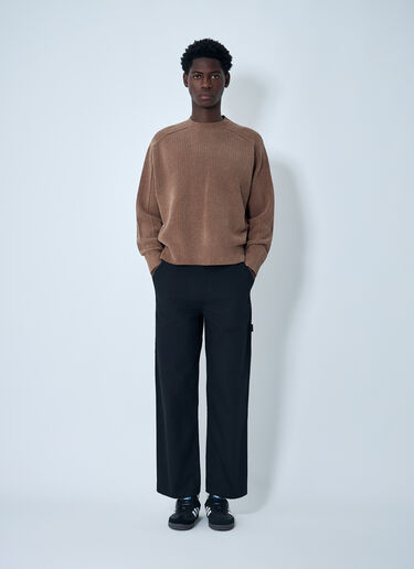 LN-CC® - Stüssy: Exposed Seam Sweater - Brown Stüssy Exposed Seam Sweater Brown sts0162008