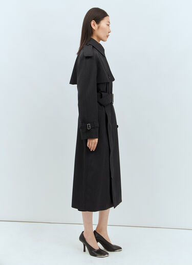 Burberry 长款羊毛风衣 灰色 bur0257011