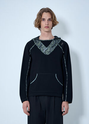 LN-CC® - Kiko Kostadinov: Gizi Hooded Top - Black Kiko Kostadinov Gizi Hooded Top Black kko0164008