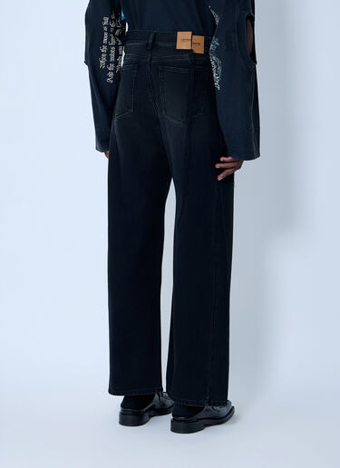 LN-CC® - Vetements: 재구성된 진 - 블랙 Vetements 재구성된 진 블랙 vet0162008