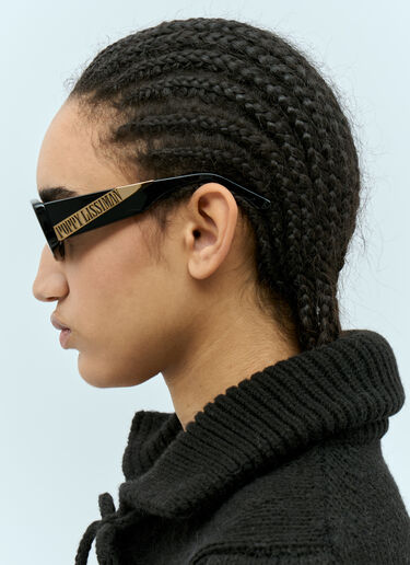 LN-CC® - Poppy Lissiman: Stevie Sunglasses - Black Poppy Lissiman Stevie Sunglasses Black ppl0253007