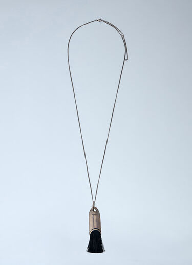 LN-CC® - Lemaire: Personal Brush Necklace - Silver Lemaire Personal Brush Necklace Silver lem0164033