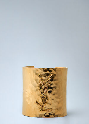 LN-CC® - Saint Laurent: Cassandre Cuff - Gold Saint Laurent Cassandre Cuff Gold sla0260025