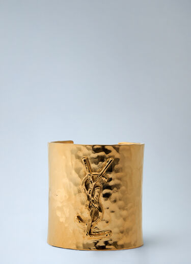 LN-CC® - Saint Laurent: Cassandre Cuff - Gold Saint Laurent Cassandre Cuff Gold sla0260025