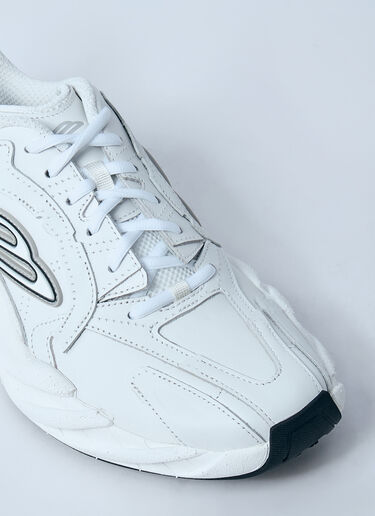 LN-CC® - Balenciaga: Monday Sneakers - White Balenciaga Monday Sneakers White bal0260004