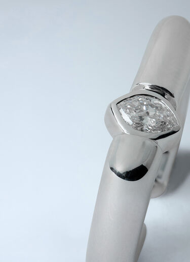 LN-CC® - Tom Wood: Diamond Frame Ear Cuff - Silver Tom Wood Diamond Frame Ear Cuff Silver tmw0363004